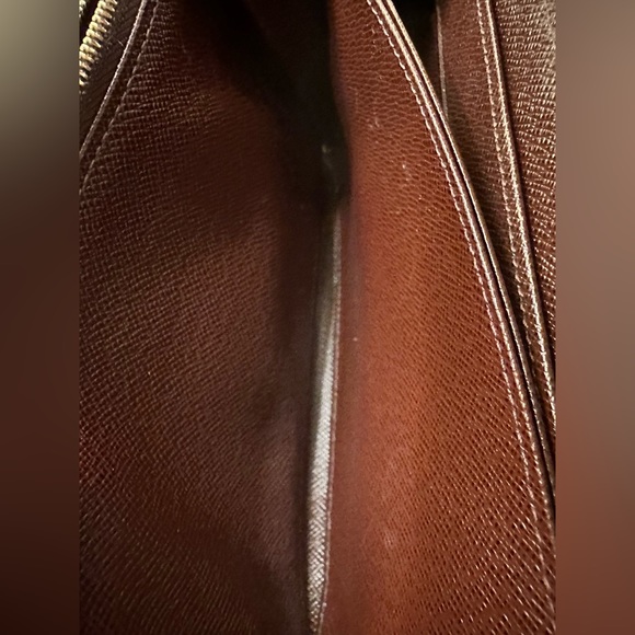 Rare Louis Vuitton Black/White/Brown Walnut Leather Monogram Gamma Zippy - Picture 8 of 16